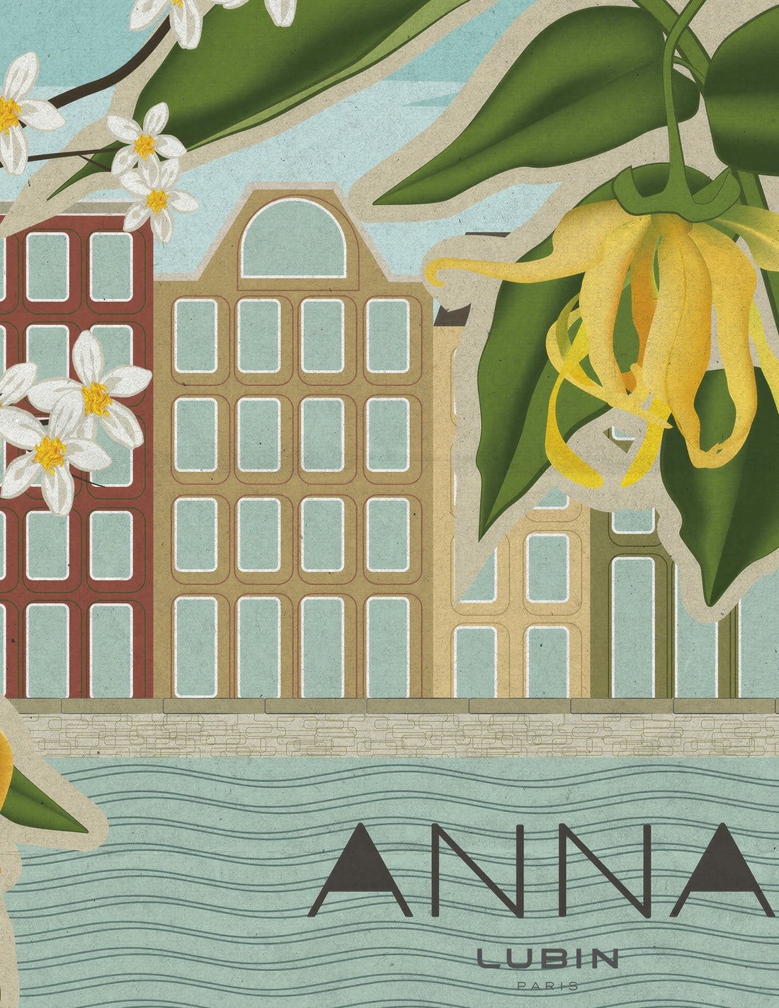 Anna, las casas del canal de Ámsterdam, ilustración