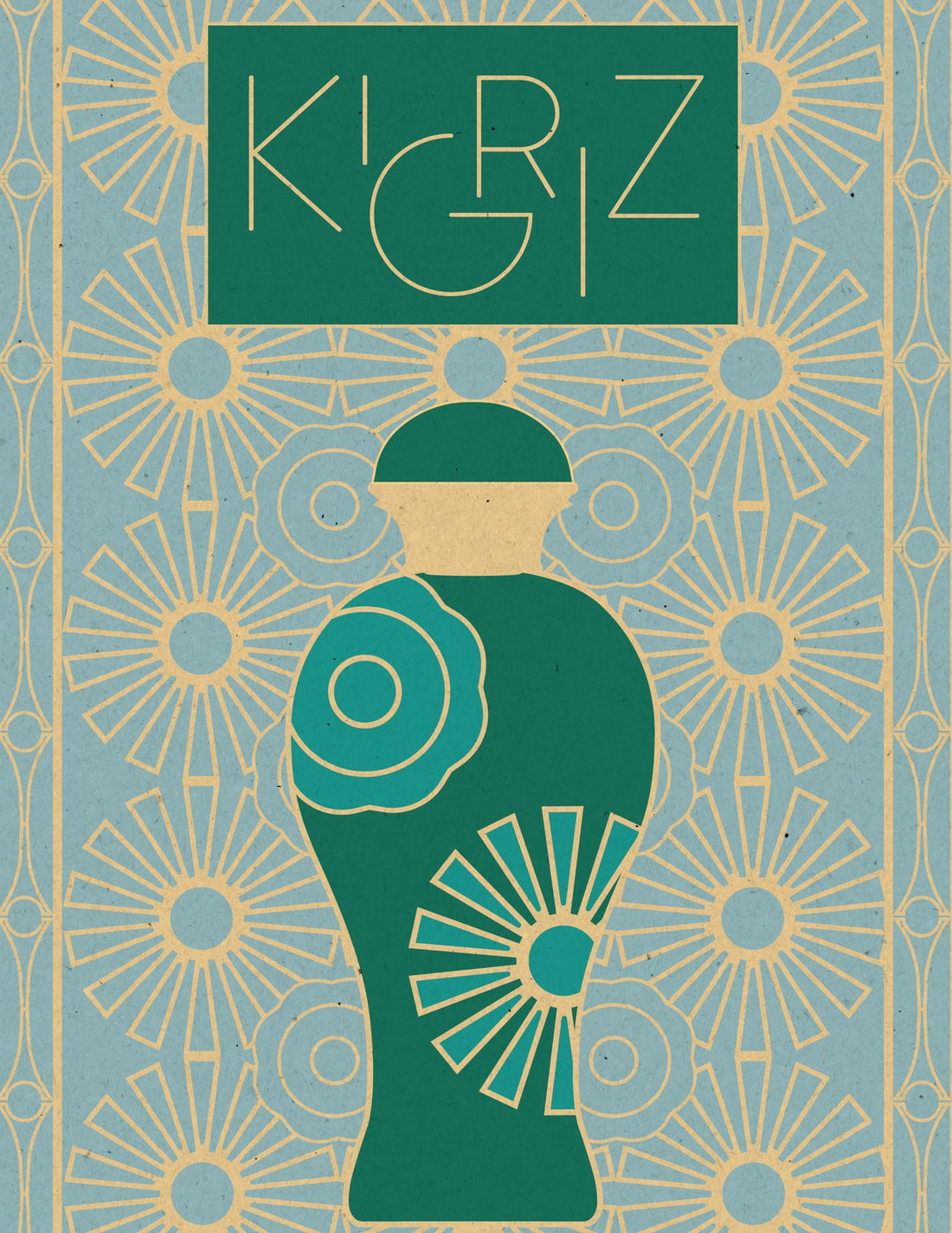 Kigriz, Paris awakes, Art Deco illustration