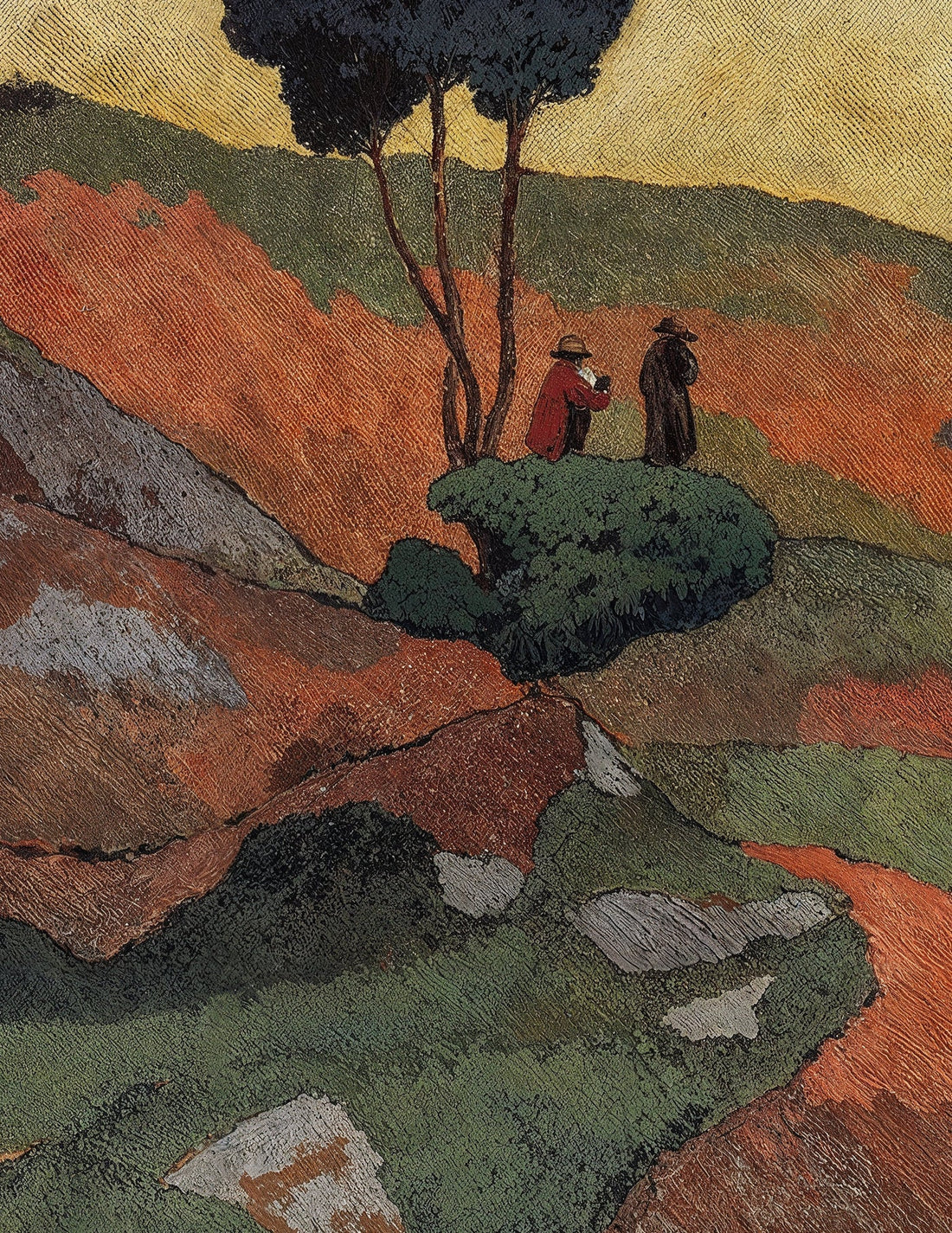Korrigan, paysage breton peint