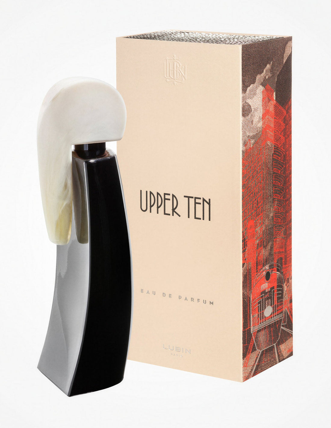 Upper Ten, le flacon et son étui