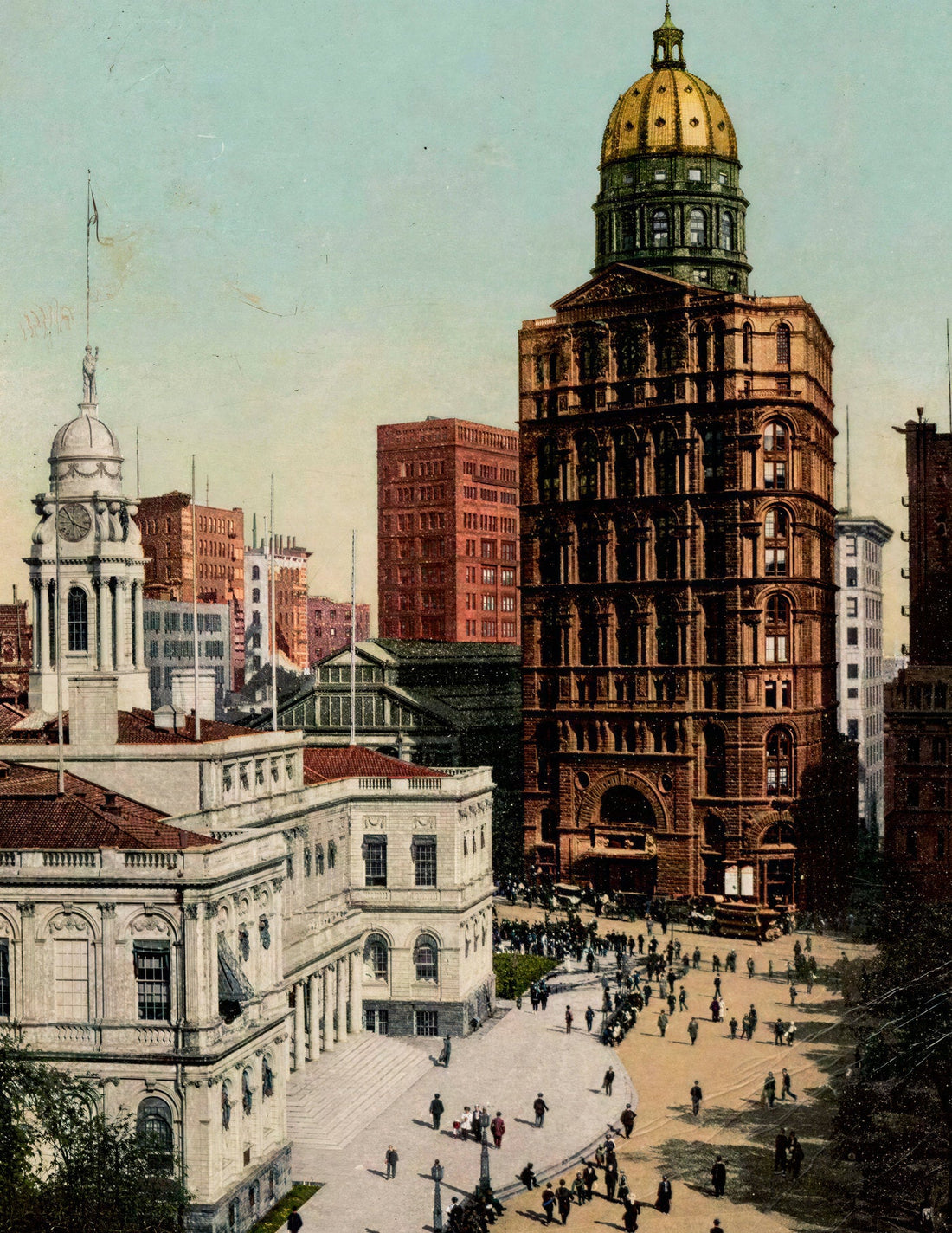 Upper Ten, carte postale de New York