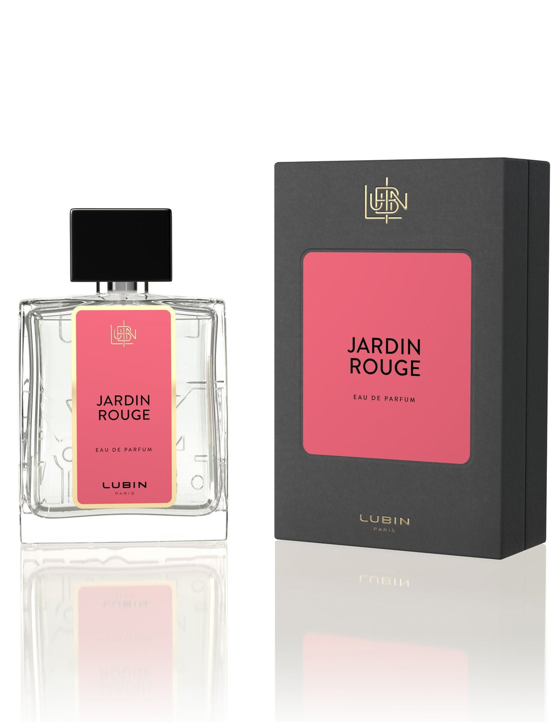 Jardin Rouge, le flacon et son étui