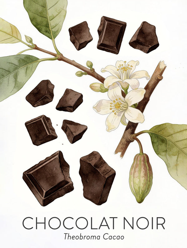 Chocolat noir — planche de l’herbier Lubin