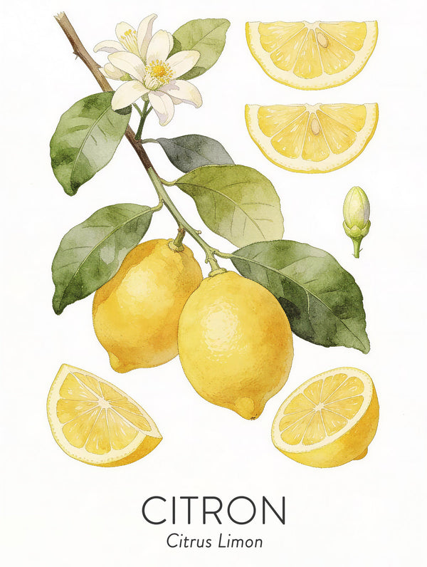 Citron — planche de l’herbier Lubin