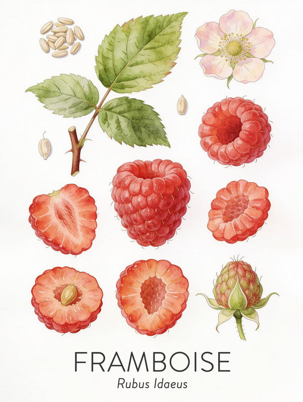 Framboise — planche de l’herbier Lubin