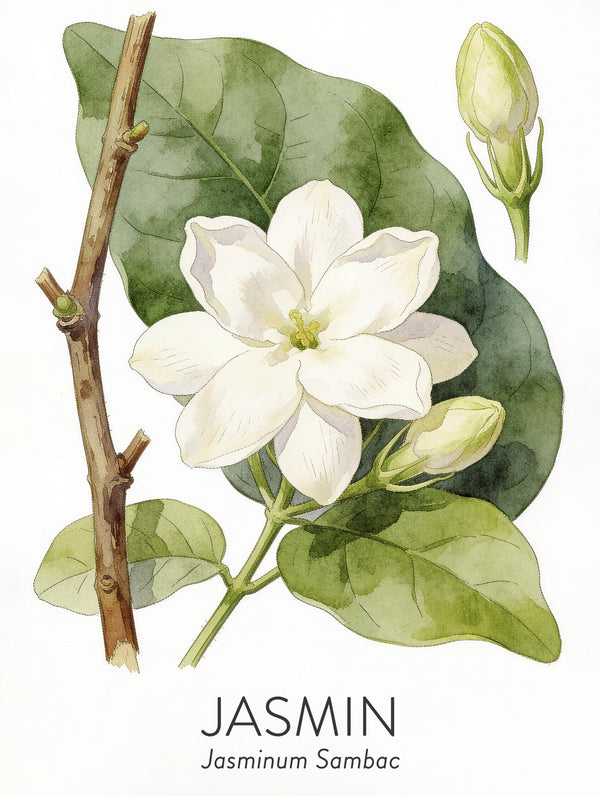 Jasmin — planche de l’herbier Lubin