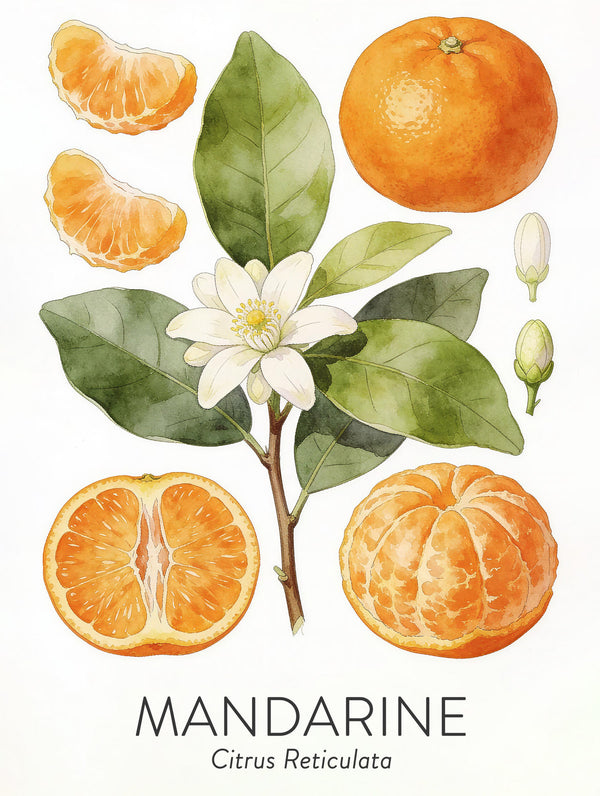 Mandarine — planche de l’herbier Lubin