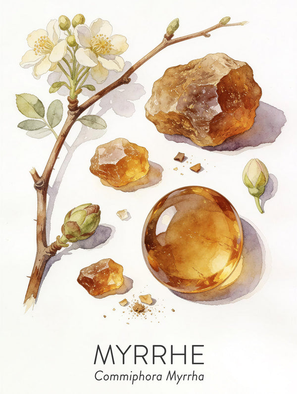 Myrrhe — planche de l’herbier Lubin