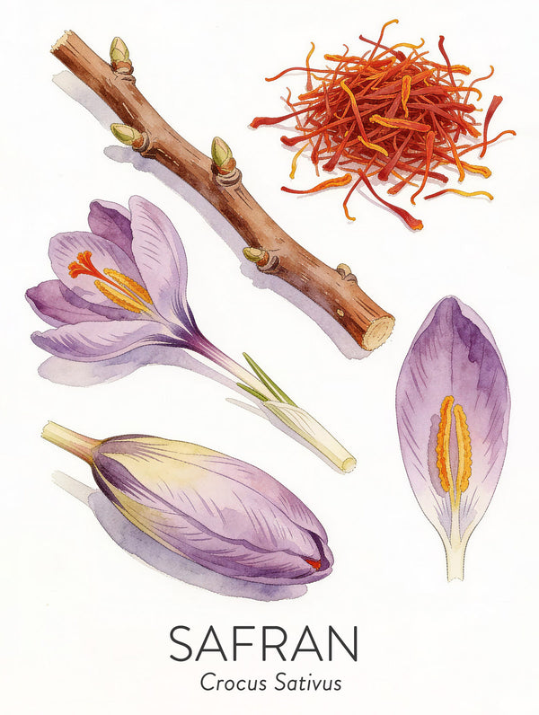 Safran — planche de l’herbier Lubin
